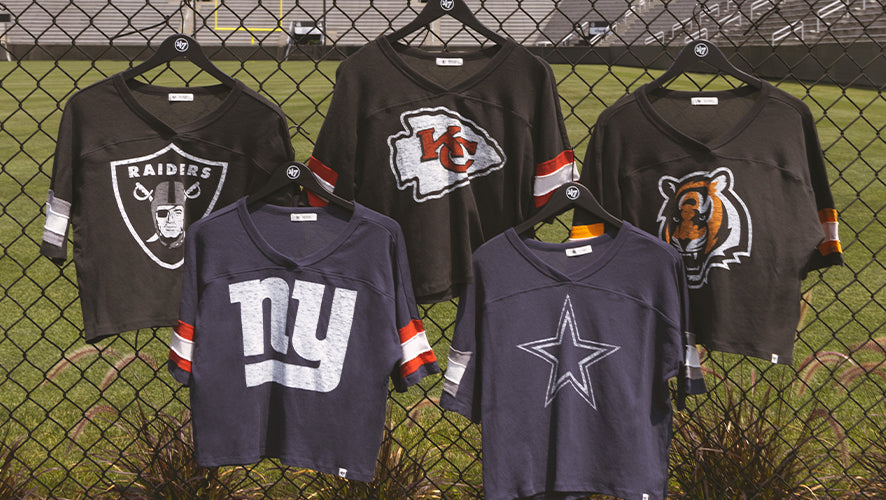 The Gridiron Collection. Take a trip back to the 80's with an assortment of classic NFL designs.