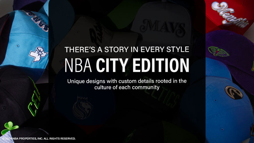 There's a story in every style. NBA City Edition. Unique designs with custom details rooted in the culture of each community. 