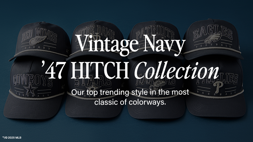 Vintage Navy '47 HITCH Collection. Our top trending style in the most classic of colorways.