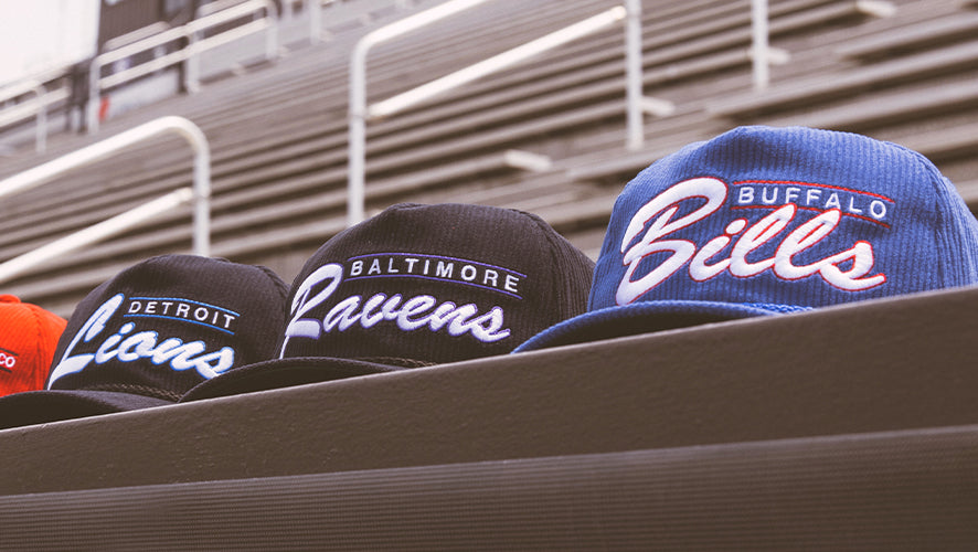 The Gridiron Collection. Take a trip back to the 80's with an assortment of classic NFL designs.