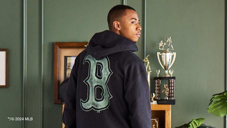 Boston Red Sox Monogram Backer '47 Foundation Hood 