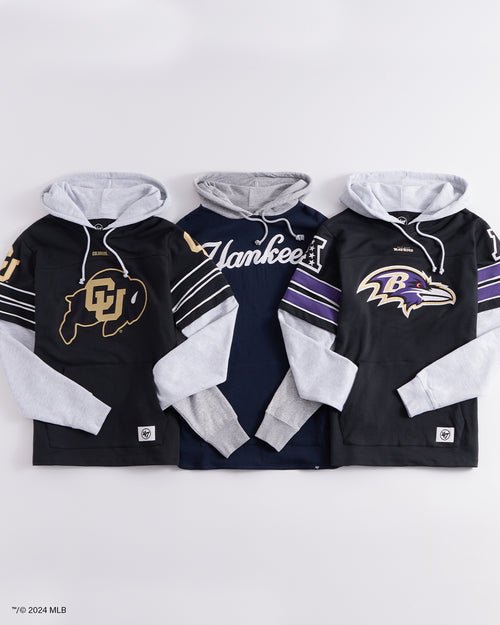 '47 Cornerback Lacer and '47 Shortstop Pullover Hood