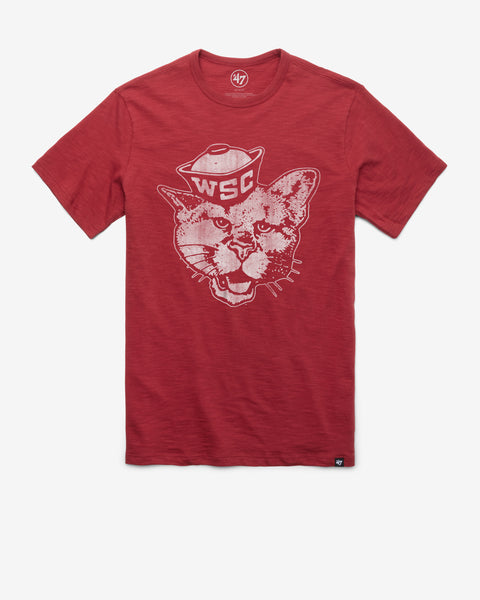 WASHINGTON STATE COUGARS VINTAGE GRIT '47 SCRUM TEE