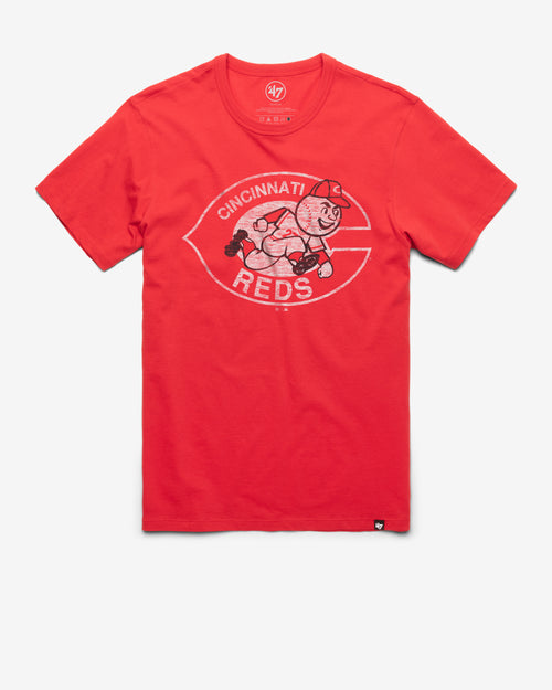 CINCINNATI REDS COOPERSTOWN PREMIER '47 FRANKLIN TEE