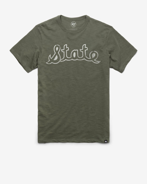 MICHIGAN STATE SPARTANS VINTAGE GRIT '47 SCRUM TEE