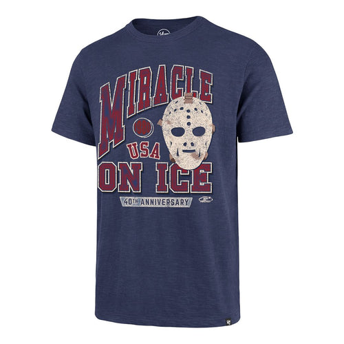 USA HOCKEY MIRACLE ON ICE MASK '47 SCRUM TEE