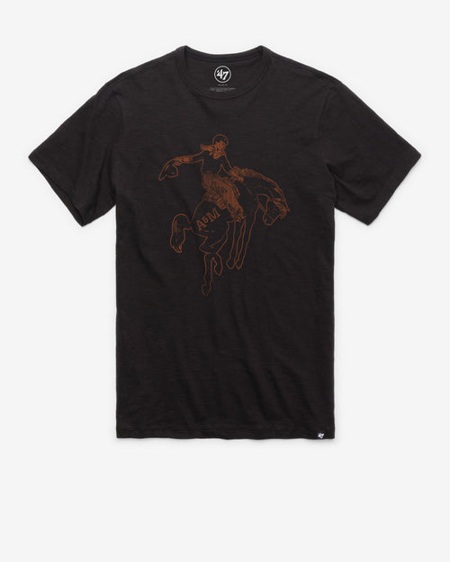 OKLAHOMA STATE COWBOYS VINTAGE GRIT '47 SCRUM TEE