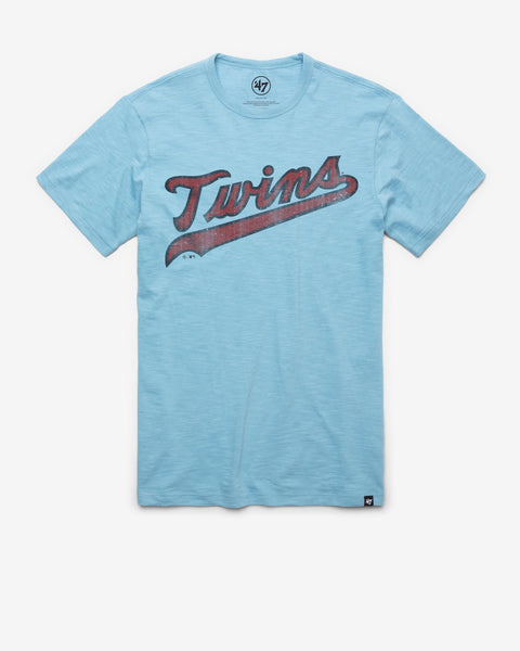 MINNESOTA TWINS COOPERSTOWN GRIT WORDMARK '47 SCRUM TEE