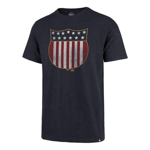 USA HOCKEY VINTAGE 1920 SHIELD GRIT '47 SCRUM TEE