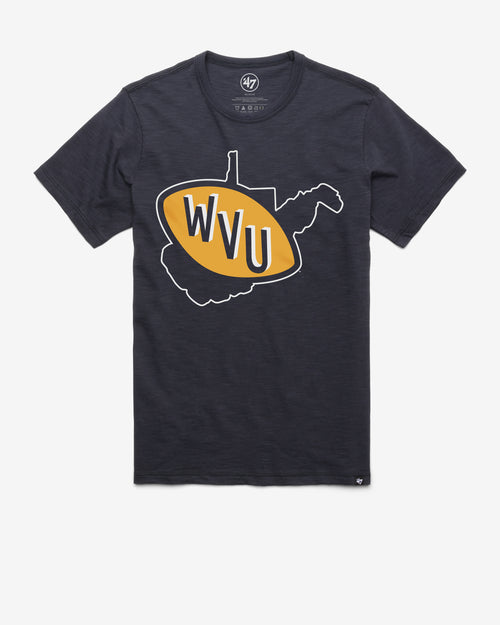 WEST VIRGINIA MOUNTAINEERS VINTAGE GRIT '47 SCRUM TEE