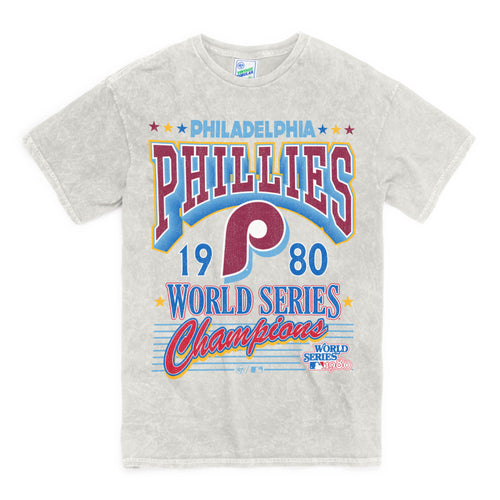 PHILADELPHIA PHILLIES 1980 WORLD SERIES ROCKER '47 VINTAGE TUBULAR TEE