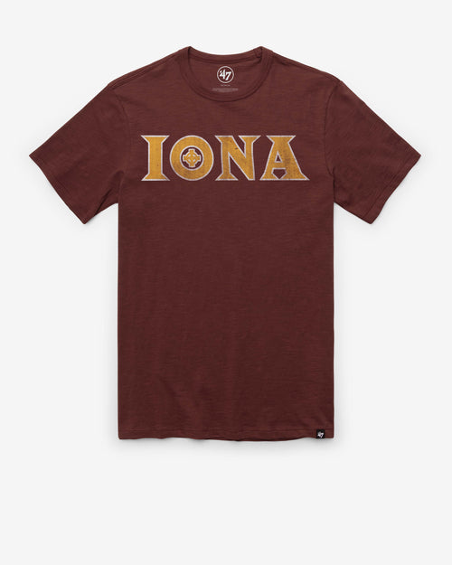 IONA COLLEGE GAELS GRIT WORDMARK '47 SCRUM TEE